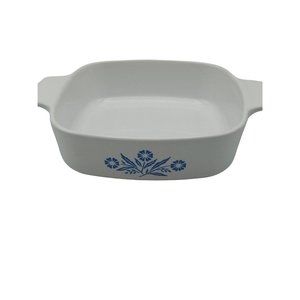 Vintage Corningware 1 Qt Cornflower Casserole Dish No Lid